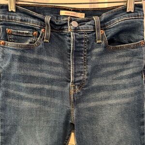 Levi's Dark Blue Wedgie Skinny Jeans